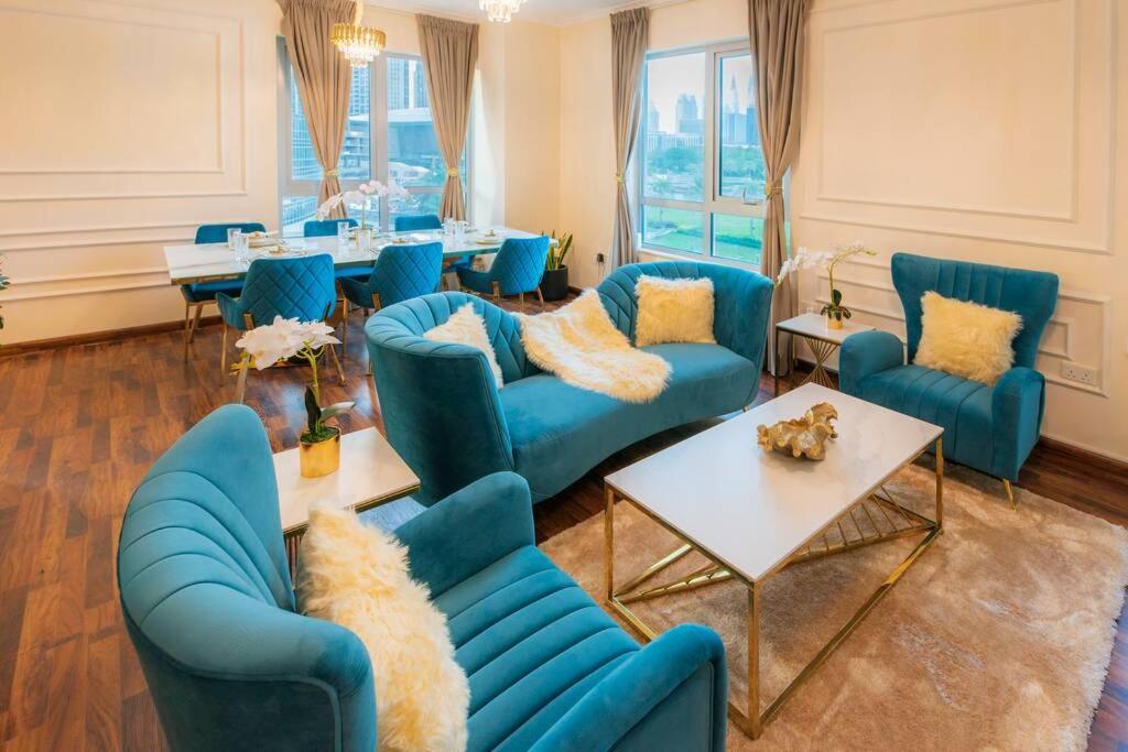 First Class 2Br With Full Burj Khalifa And Fountain View Dubai Exterior foto